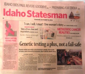2014 Idaho Statesman Pink Edition